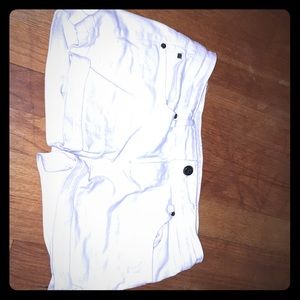 White DKNY shorts